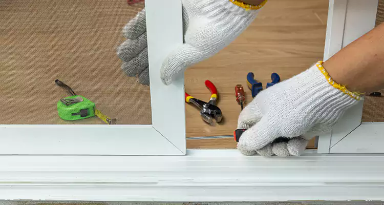 Sliding Glass Door Off Rails Repair in Venice, FL